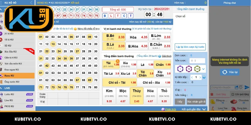 Hướng dẫn chơi xổ số Kubet chi tiết cho người mới